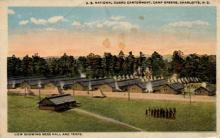 View Showing Mess Halls and Tent