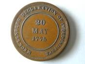 1875 - Centennial Copper Coin | Charlotte Mecklenburg Story