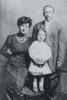 Dr. and Mrs. James A. Pethel, in 1910, with their son James Jr. who also became a physician. NANCY PETHEL.
