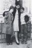 The Crosby Family, 1945. Left to Right: Rudolph, Mamie, James. JAMES G. CROSBY.