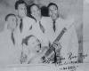The Jordan River Boys had a regular gospel show on WSOC Radio in the 1940s. Clockwise from left: Clifton Horton, Albert Roseborough, William Hall, Lewis Roseborough, and Gene Horton. RAY FUNK.